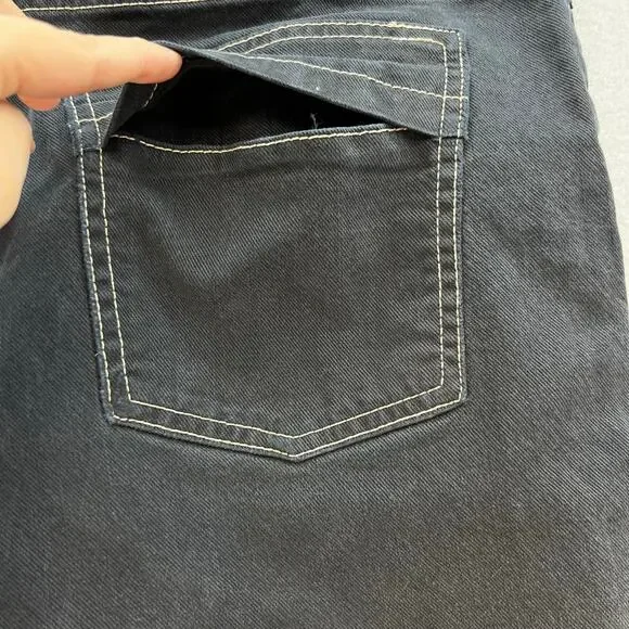 Sundance Jeans Women's Size 12 Dark Blue Straight Leg Vintage Preppy Normcore - Picture 5 of 12